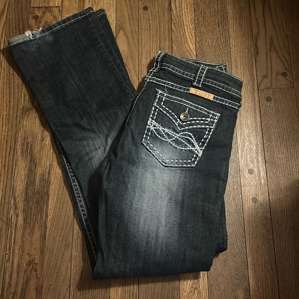 Cowgirl Tuff Boot cut jeanss